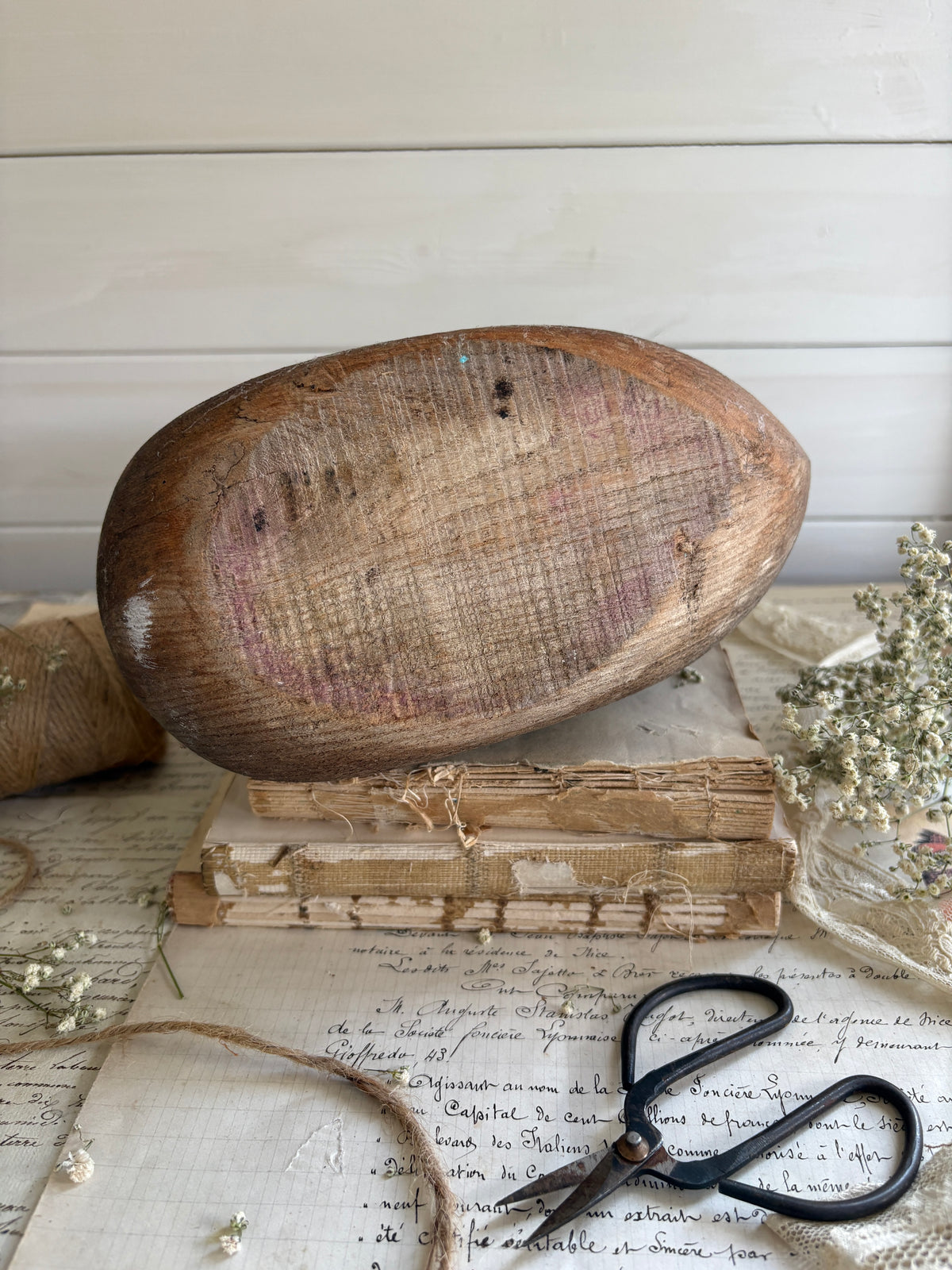 Rustic Hand Carved Wooden Duck Decoy