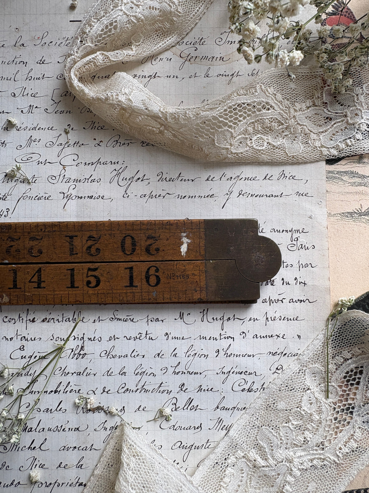Vintage Boxwood Rulers