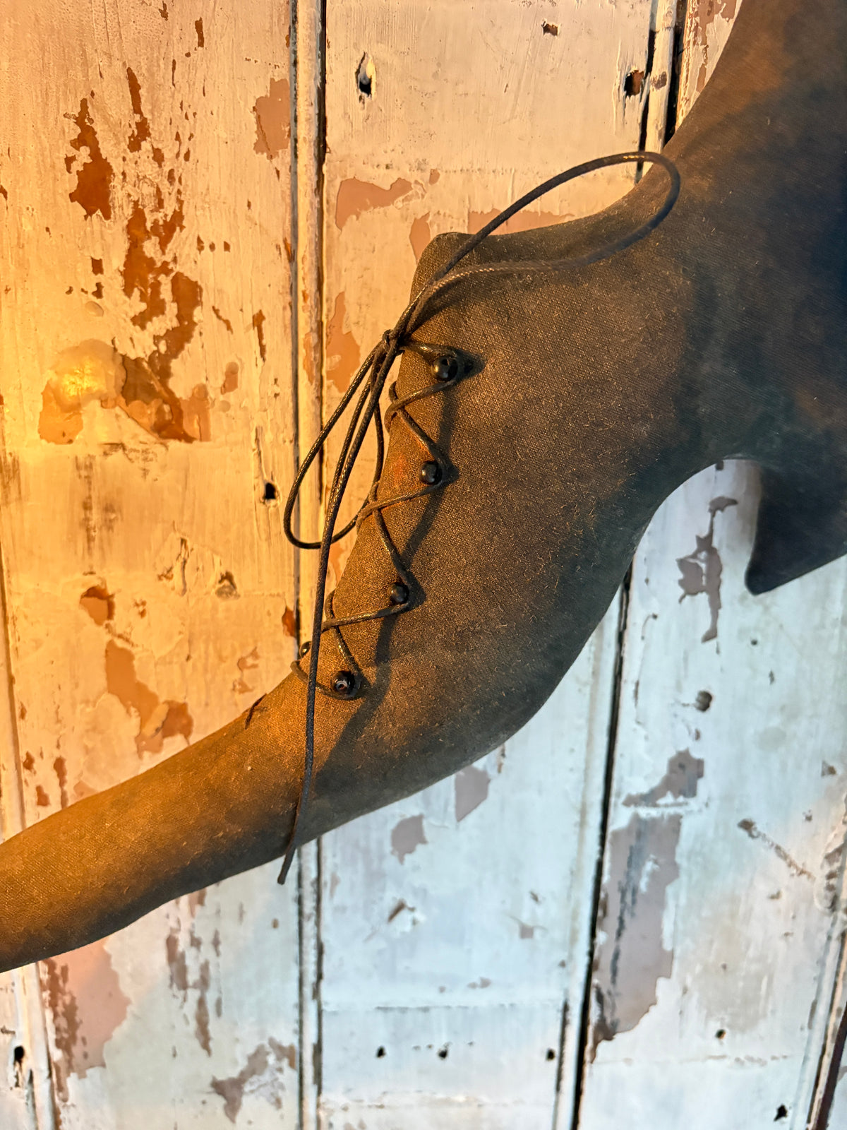 Handmade Black Halloween Decorative Shoes
