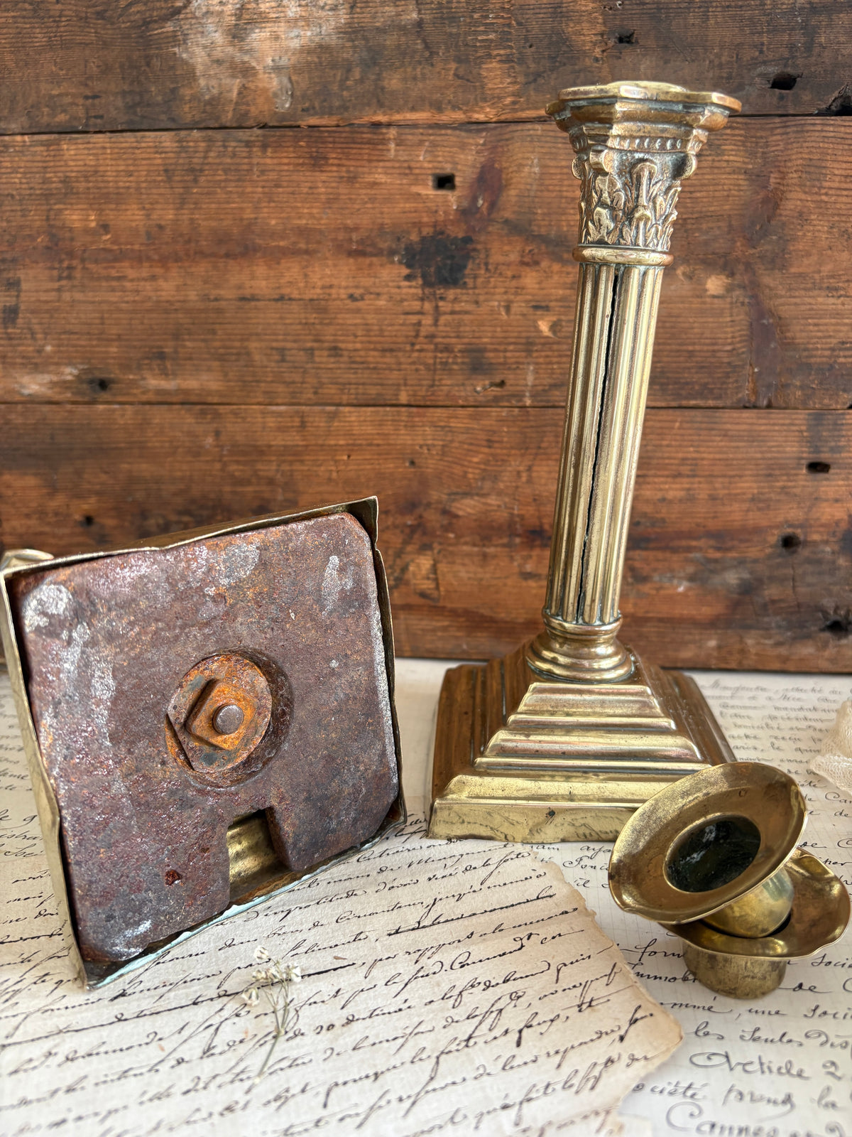 Vintage Brass Candlesticks