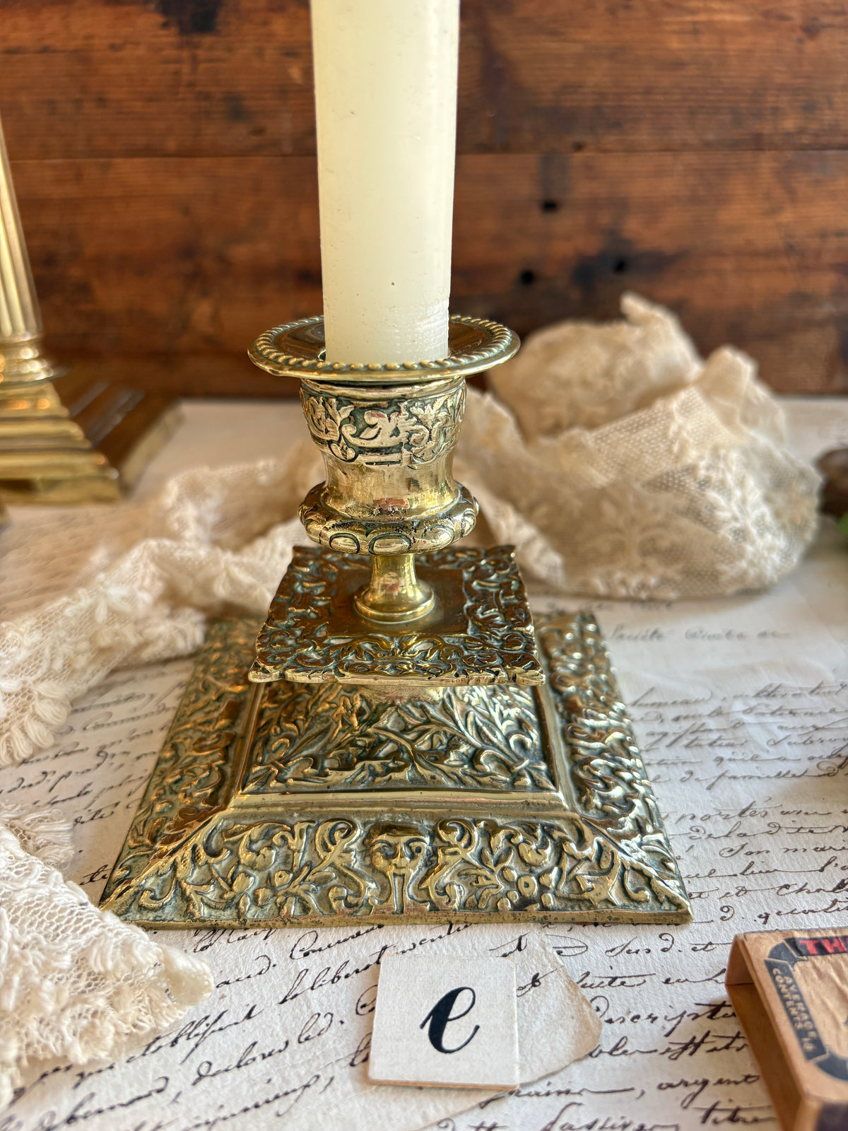 Vintage Brass Candlesticks