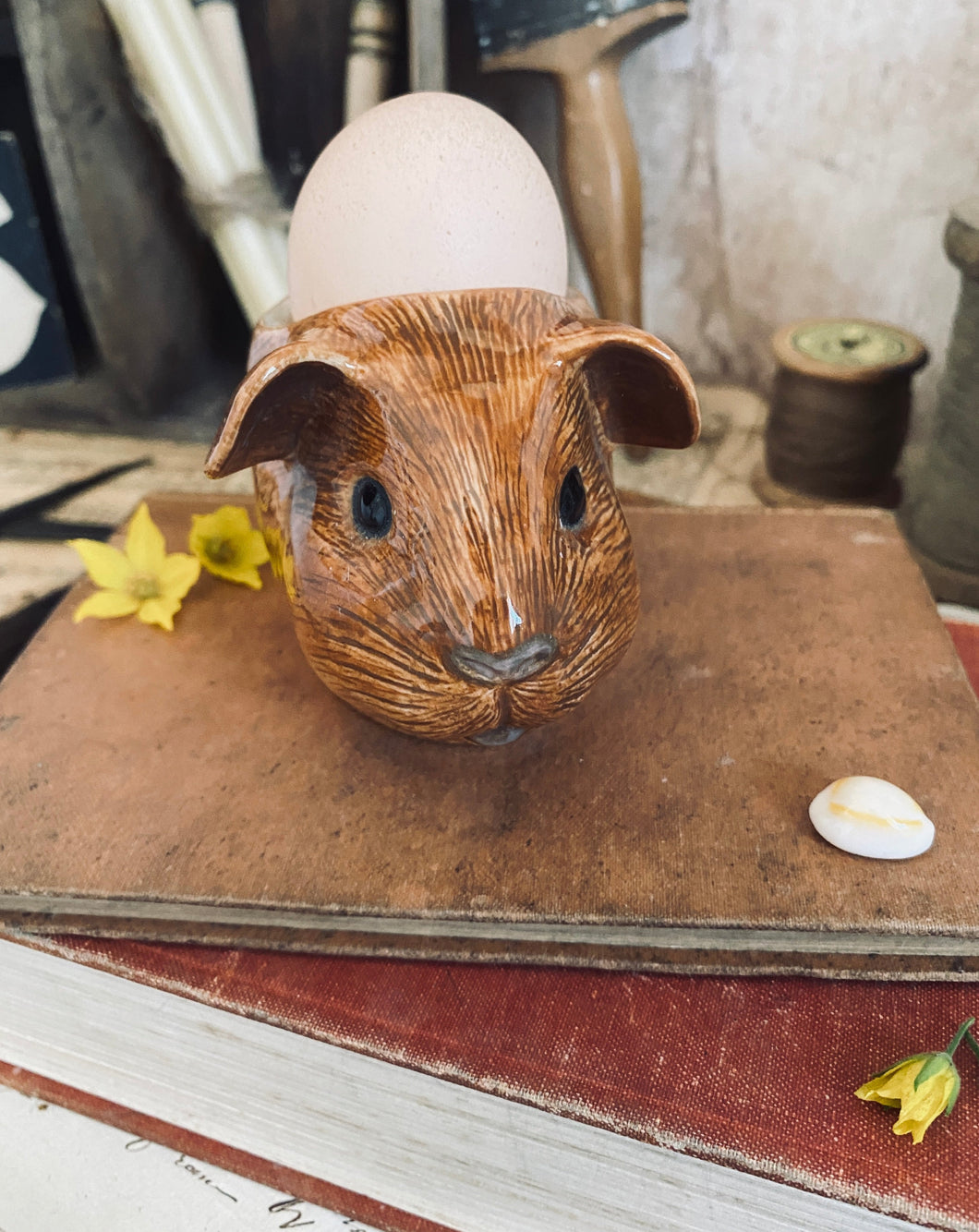 Pair of Guinea Pig Egg Cups