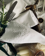 Load image into Gallery viewer, Five Vintage White Table Napkins

