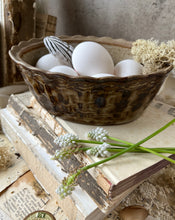 Load image into Gallery viewer, Vintage Stoneware Hen Egg Holder
