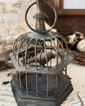 Load image into Gallery viewer, Small Vintage Brass Birdcage
