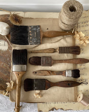 Load image into Gallery viewer, SET OF SIX OLD DECORATORS PAINTBRUSHES
